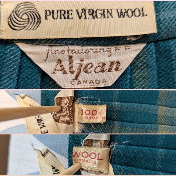 Vintage Wool Kilt Skirt, Small, by Aljean Canada, EUC - Picture 7 of 7